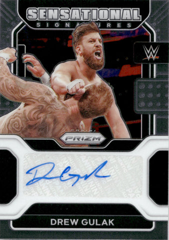 2022 Drew Gulak Panini Prizm WWE SENSATIONAL SIGNATURES AUTO AUTOGRAPH #SS-DGL Monday Night Raw