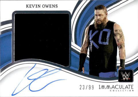 2023 Kevin Owens Panini Immaculate WWE JUMBO SHIRT AUTO 23/99 AUTOGRAPH #PM-KOW Friday Night Smackdown