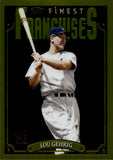 2023 Lou Gehrig Topps Finest Flashbacks RARE GOLD 1996 FINEST FRANCHISES SP #194 New York Yankees HOF