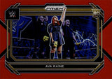 2023 Ava Raine Panini Prizm WWE RED PRIZM ROOKIE 034/299 RC #56 NXT