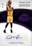 2016-17 D'Angelo Russell Panini Immaculate MODERN MARKS AUTO 31/99 AUTOGRAPH #MM-DRU Los Angeles Lakers