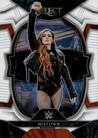 2023 Becky Lynch Panini Select WWE CONCOURSE LEVEL WHITE 057/125 #76 Monday Night Raw