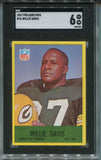 1967 Willie Davis Philadelphia SGC 6 #76 Green Bay Packers 2261