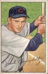 1952 Frank Baumholtz Bowman #195 Chicago Cubs BV $15