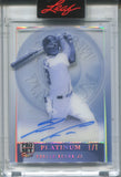2023 Ronald Acuna Jr. Leaf Pro Set Pure PLATINUM AUTO 1/1 ONE OF ONE AUTOGRAPH #P-RA1 Atlanta Braves