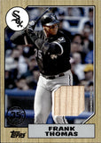 2022 Frank Thomas Topps Series 1 1987 BAT RELIC Chicago White Sox #87R-FT