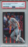 2020 Paul DeJong Bowman Platinum PSA 9 #10 St. Louis Cardinals 0911