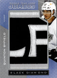 2021-22 Quinton Byfield Upper Deck Black Diamond ROOKIE TEAM LOGO JUMBO PUZZLE MANUFACTURED PATCH RC #RTL-QB Los Angeles Kings