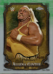 2025 Hulk Hogan Topps Chrome WWE ALLEN & GINTER GREEN REFRACTOR 43/99 #AG-HHG WWE Legend