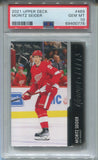 2021-22 Moritz Seider Upper Deck Series 2 YOUNG GUNS ROOKIE RC PSA 10 #469 Detroit Red Wings 0775