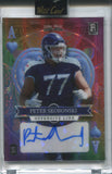 2023 Peter Skoronski Wild Card Stacked Deck ACE ROOKIE AUTO 1/1 Tennessee Titans #SD-PSA