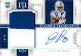 2023 Josh Downs Panini National Treasures ROOKIE PATCH AUTO 07/25 AUTOGRAPH RELIC #RTS-JDS Indianapolis Colts