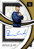 2022 Brutus Creed Panini Immaculate WWE ROOKIE SHADOWBOX SIGNATURES AUTO 04/49 AUTOGRAPH #SH-BCR NEXT