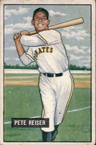 1951 Pete Reiser Bowman #238 Pittsburgh Pirates BV $40