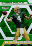 2006 Brett Favre Topps Finest MOMENTS GREEN REFRACTOR 129/199 #BF11 Green Bay Packers HOF
