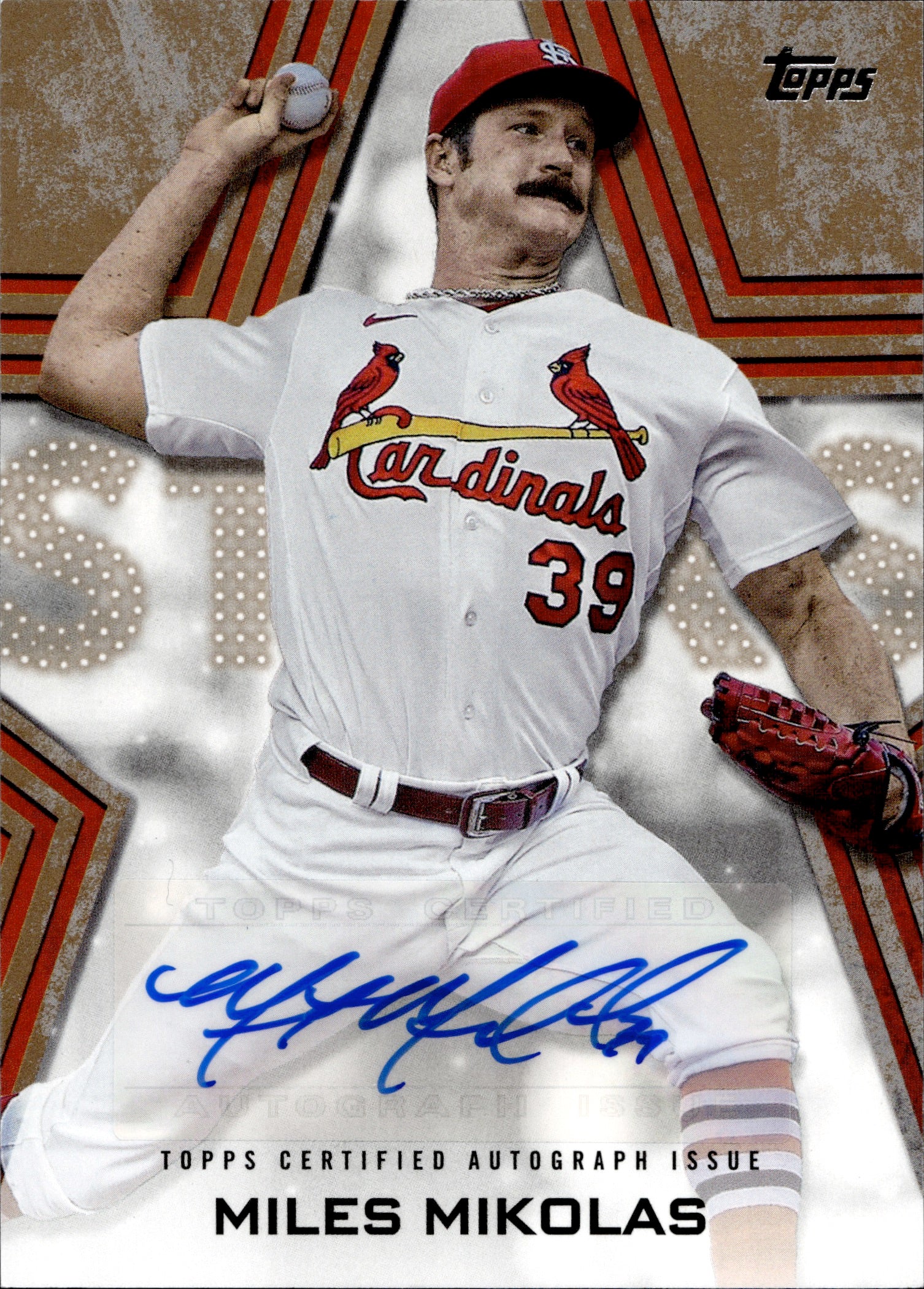  2023 Topps #548 Miles Mikolas NM-MT St. Louis Cardinals  Baseball Trading Card : Collectibles & Fine Art