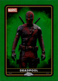 2025 Deadpool Topps Chrome GREEN REFRACTOR 93/99 #21 Marvel