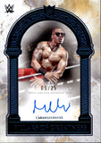 2025 Carmelo Hayes Topps Royalty WWE BLUE PILLARS OF GREATNESS AUTO 05/25 AUTOGRAPH #PGS-CHA Friday Night Smackdown