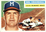 1956 Del Crandall Topps #175 Milwaukee Braves BV $20