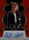 2023 Gigi Dolin Panini Select WWE RED AUTO 22/60 AUTOGRAPH #SG-GGD NXT