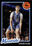 2025-26 Cooper Flagg Topps 1980-81 DESIGN ROOKIE RC #80BK-51 Dallas Mavericks