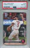 2022 Albert Pujols Topps Now VETERAN MAKES PITCHING DEBUT PSA 10 #188 St. Louis Cardinals 1902