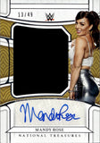2022 Mandy Rose Panini Chronicles WWE NATIONAL TREASURES JUMBO SHIRT AUTO 13/49 AUTOGRAPH #NT-MRS NXT 2.0