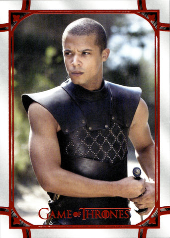 2022 Grey Worm Rittenhouse Game of Thrones THE IRON ANNIVERSARY RED 11/25 #255