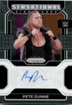 2022 Pete Dunne Panini Prizm WWE SENSATIONAL SIGNATURES AUTO AUTOGRAPH #SN-PDN NXT