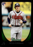 2011 Freddie Freeman Bowman ROOKIE RC #205 Atlanta Braves 11