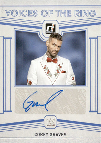 2024 Corey Graves Panini Chronicles DONRUSS VOICES OF THE RING AUTO AUTO #VR-CGR Friday Night Smackdown