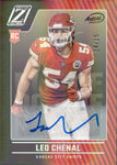 2022 Leo Chenal Panini Zenith ROOKIE ARTIST PROOF AUTO 14/25 AUTOGRAPH RC #167 Kansas City Chiefs