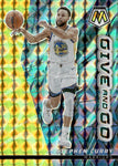 2022-23 Stephen Curry Panini Mosaic GIVE AND GO YELLOW 41/99 #11 Golden State Warriors