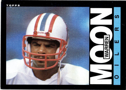 1985 Warren Moon Topps Houston Oilers #251 BV$25