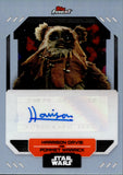 2023 Harrison Davis as Pommet Warrick Topps Finest Star Wars REFRACTOR AUTO AUTOGRAPH #FA-HD 1