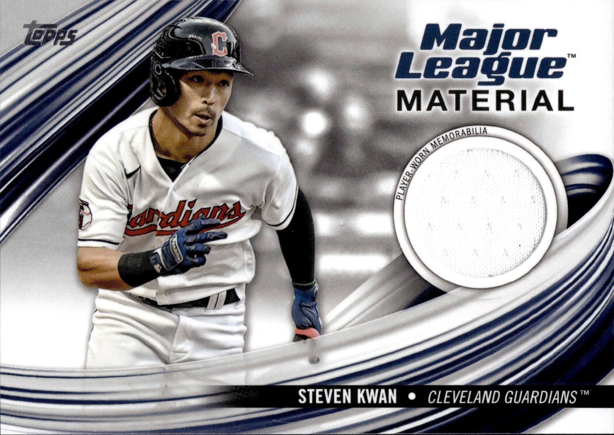 2023 Steven Kwan Topps Series 2 MAJOR LEAGUE MATERIAL JERSEY RELIC #ML