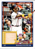 2026 Ronald Acuna Jr. Topps 1991 DESIGN JERSEY RELIC #91R-RAJ Atlanta Braves
