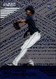 2021 Triston McKenzie Panini Clear Vision EMERALD GREEN ROOKIE SSP 1/5 RC #16 Cleveland Guardians
