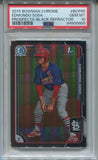 2015 Edmundo Sosa Bowman Chrome 1ST BOWMAN PROSPECTS BLACK REFRACTOR PSA 10 #BCP95 St. Louis Cardinals 0900