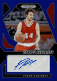 2024 Frank Kaminsky Panini Prizm Draft Picks BLUE CAMPUS FAVORITES AUTO 023/149 AUTOGRAPH #CFS-FKM Wisconsin Badgers