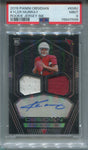 2019 Kyler Murray Panini Obsidian ROOKIE DUAL JERSEY AUTO 062/100 AUTOGRAPH RELIC RC PSA 9 #KMU Arizona Cardinals 7599