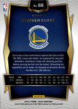 2016-17 Stephen Curry Panini Select Golden State Warriors #88 4