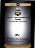 2025 Typhoon Topps Chrome LEGENDARY GOLD REFRACTOR AUTO 2/50 #LCA-TY