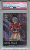 2024 Brock Purdy Press Pass Premium RETRO SILVER REFLECTORS 12/25 PSA 8 #R20 San Francisco 49ers 9982