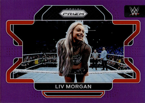 2022 Liv Morgan Panini Prizm WWE PURPLE 063/149 #56 Monday Night Raw