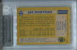 1982 Joe Montana Topps BAS AUTHENTIC AUTO AUTOGRAPH #488 San Francsico 49ers HOF 2402