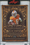 2025 Dylan Sampson Leaf Glory of the Game GOLD PRIZMATIC THE ONE & ONLY ROOKIE AUTO 1/1 ONE OF ONE AUTOGRAPH RC #OO-DS1 Cleveland Browns