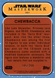 2021 Chewbacca Topps Masterwork OUT OF THE BOX RAINBOW FOIL 245/299 #OTB-9