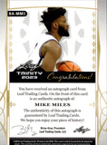 2023 Mike Miles Leaf Trinity ROOKIE AUTO 01/49 AUTOGRAPH #BA-MM3 Chicago Bulls