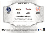 2012 Heath Bell Brian Wilson Craig Kimbrel Mariano Rivera Topps Museum Collection QUAD JERSEY 48/99 RELIC #PPFQR-BWKR Padres Giants Braves Yankees